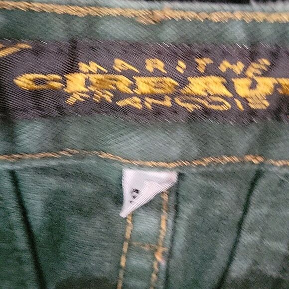 Marithe Francois Girbaud Vintage Denim Jeans Size 3/4 Forest Green - Picture 3 of 7